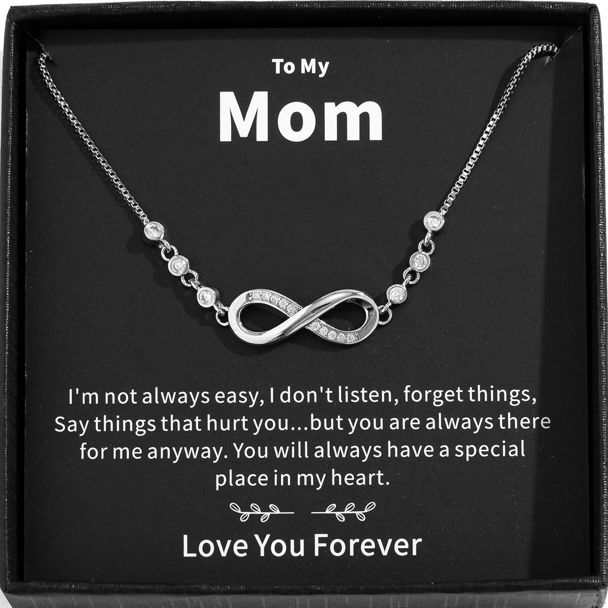 Coffret cadeau pour la fête des mères, collier Love pour femme, bijoux fins, accessoires pour femmes, bijoux fantaisie