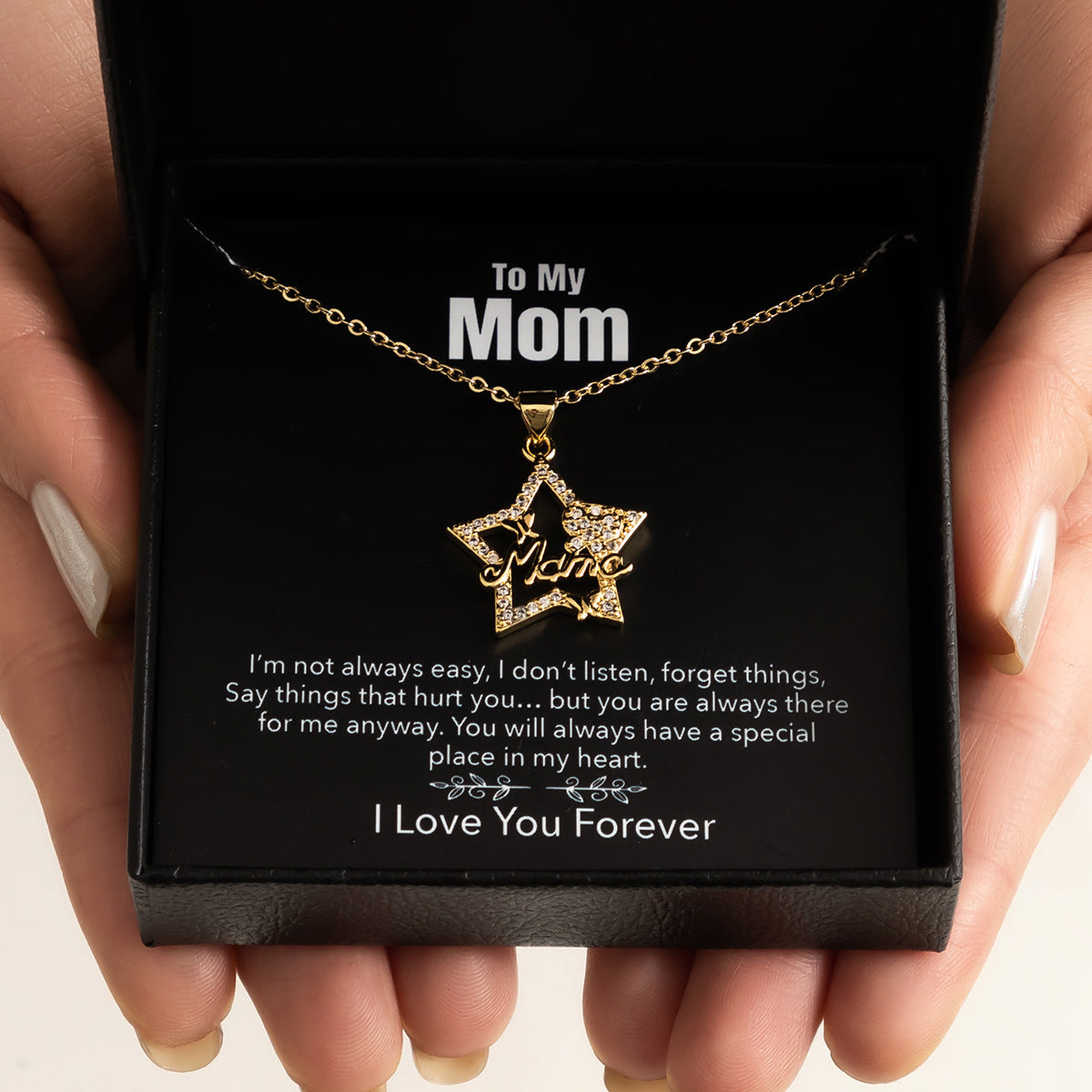 Coffret cadeau pour la fête des mères, collier Love pour femme, bijoux fins, accessoires pour femmes, bijoux fantaisie