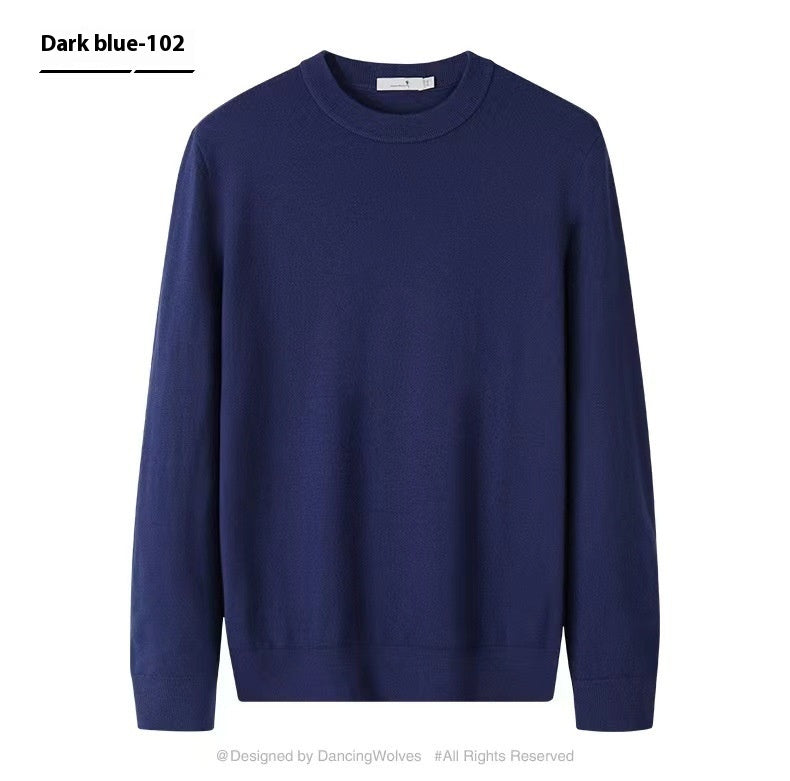 Pull col rond tricoté pour homme New Inner Wear Base