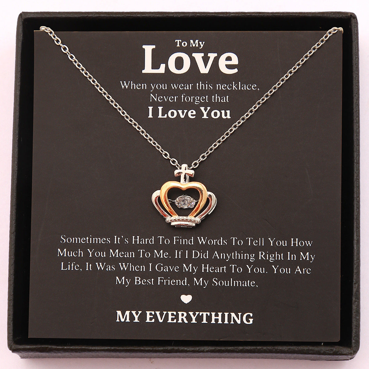 Coffret cadeau pour la fête des mères, collier Love pour femme, bijoux fins, accessoires pour femmes, bijoux fantaisie