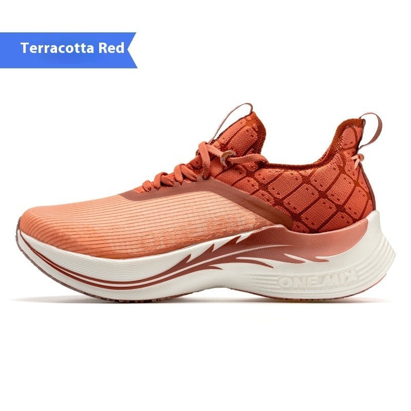 Chaussures d'entraînement de course amortissantes et résistantes à l'usure avec plaque en carbone intégrée pour hommes et femmes