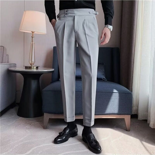 Pantalon de costume de style britannique pour homme