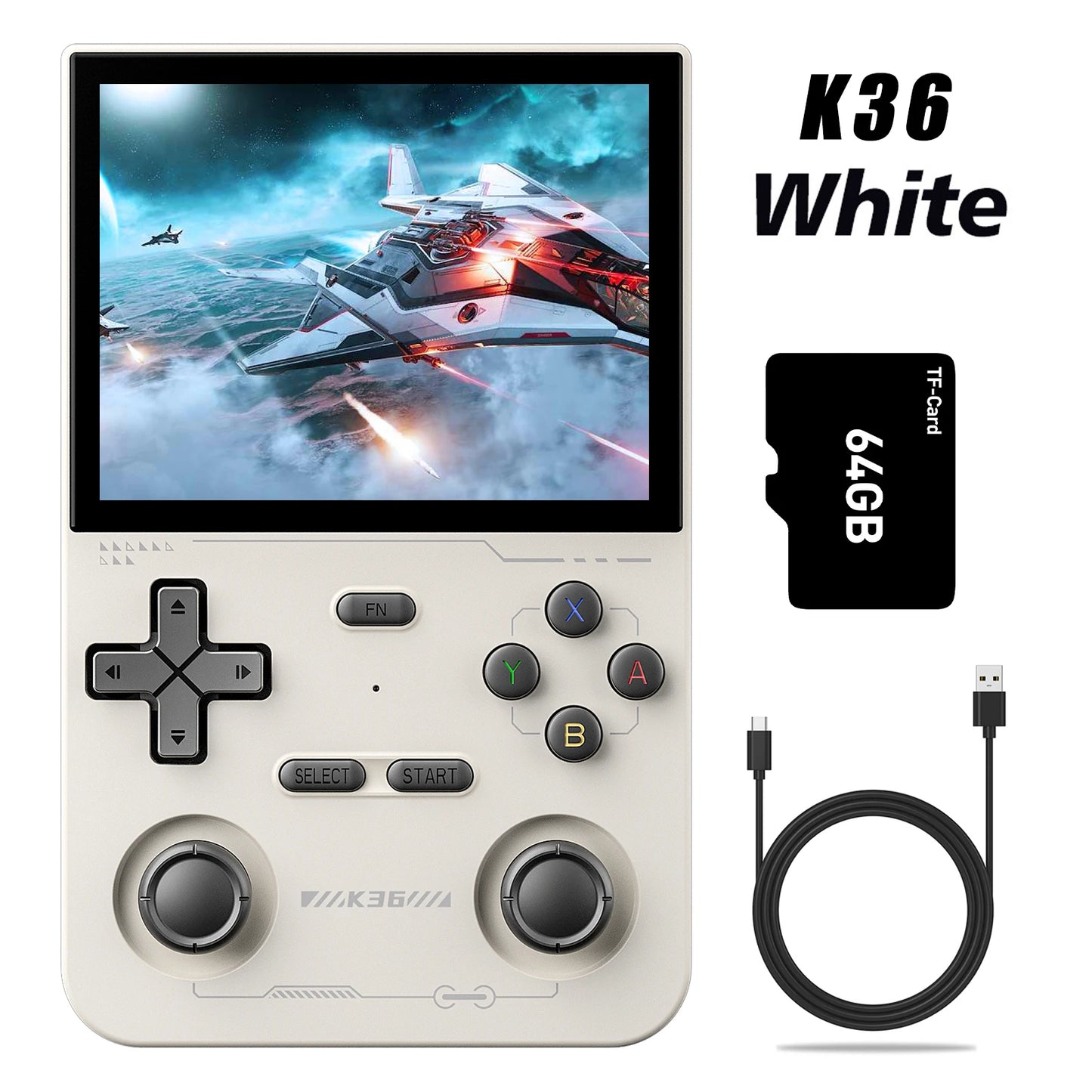 128GB/64GB R36S Retro Handheld Video Game Console Linux System 3.5 Inch IPS Screen Portable Pocket Video Player Games Boy Gift