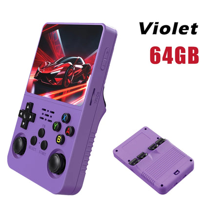128GB/64GB R36S Retro Handheld Video Game Console Linux System 3.5 Inch IPS Screen Portable Pocket Video Player Games Boy Gift