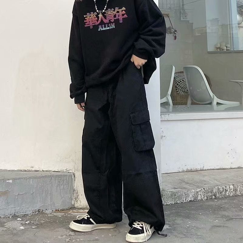 Pantalon droit pour adolescent de style coréen