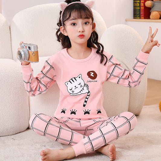 Ensemble vêtements et pantalons d'automne en coton