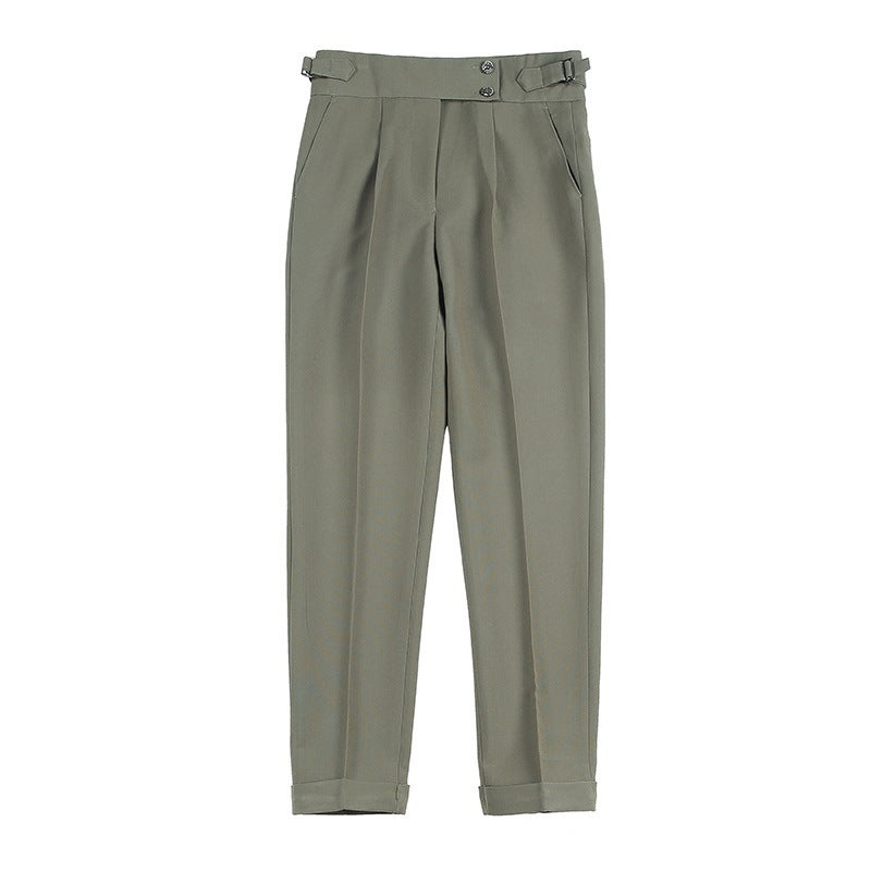 Pantalon de costume de style britannique pour homme