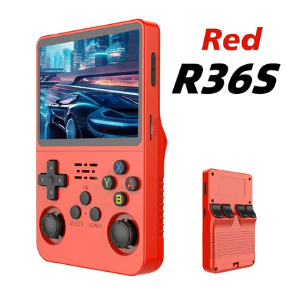 128GB/64GB R36S Retro Handheld Video Game Console Linux System 3.5 Inch IPS Screen Portable Pocket Video Player Games Boy Gift