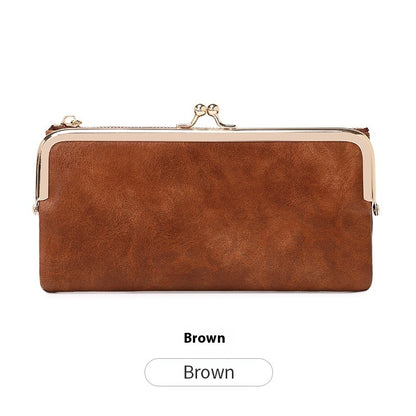 Retro Clip Multifunctional All-match Folding Coin Purse